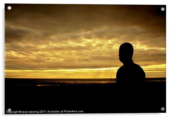 Antony Gormley - Another Place Acrylic by Sean Wareing