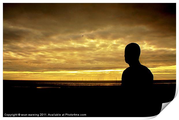 Antony Gormley - Another Place Print by Sean Wareing