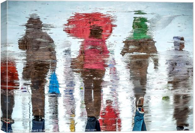 Rainy Days Canvas Print by Richard Stoker