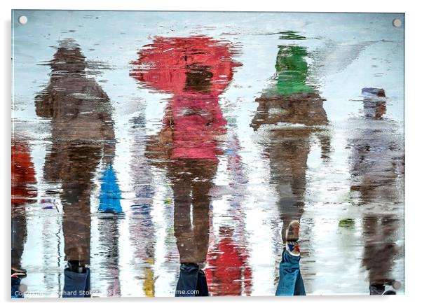 Rainy Days Acrylic by Richard Stoker