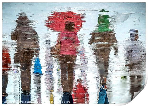 Rainy Days Print by Richard Stoker