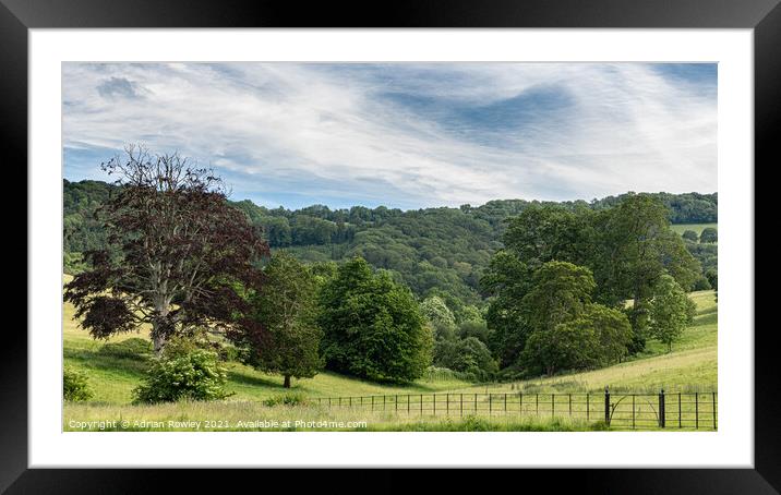 Nettlecombe Framed Mounted Print by Adrian Rowley