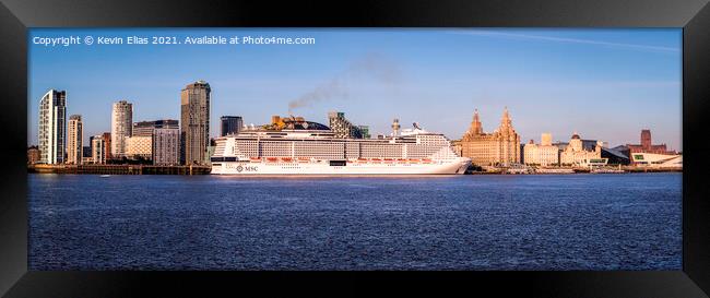 Liverpool waterfront Framed Print by Kevin Elias