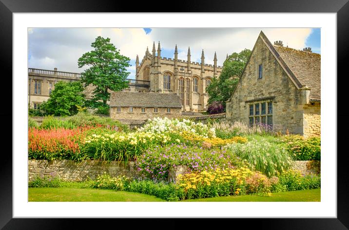 Christ Church, Oxford Framed Mounted Print by Richard Downs
