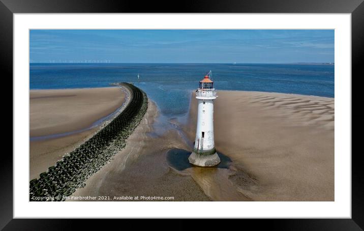 Lighthouse  Framed Mounted Print by Ian Fairbrother