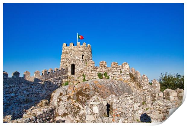 Sintra, Portugal, Famous Castle of the Moors Print by Elijah Lovkoff