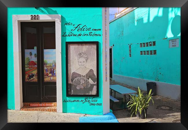 San Juan, Puerto Rico - September 10, 2016: The ol Framed Print by Elijah Lovkoff