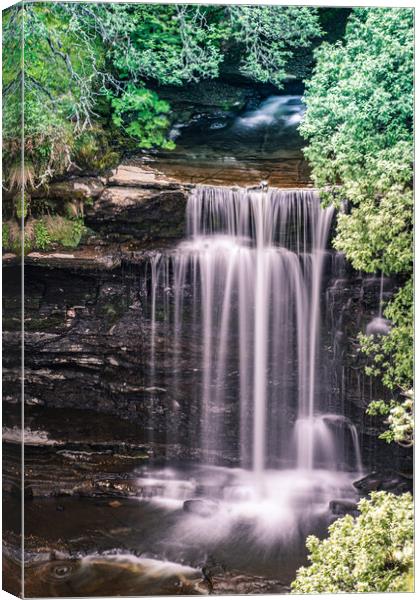 Waterfall Canvas Print by Duncan Loraine