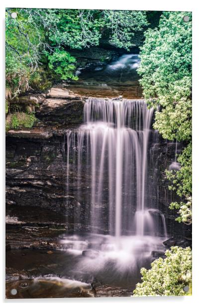 Waterfall Acrylic by Duncan Loraine