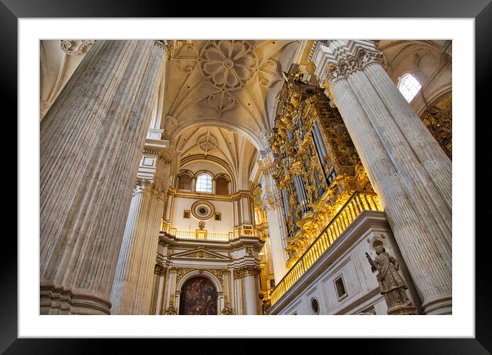 Granada Royal Cathedral, Royal Chapel of Granada Framed Mounted Print by Elijah Lovkoff