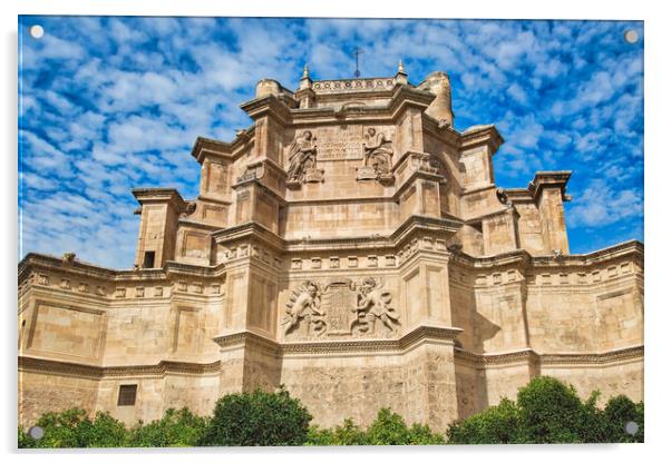 Monasterio De San Jeronimo, Granada Acrylic by Elijah Lovkoff