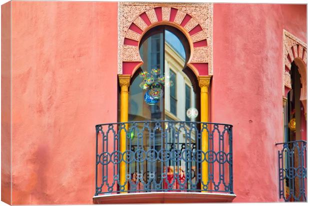 Malaga scenic old streets of historic city center Canvas Print by Elijah Lovkoff