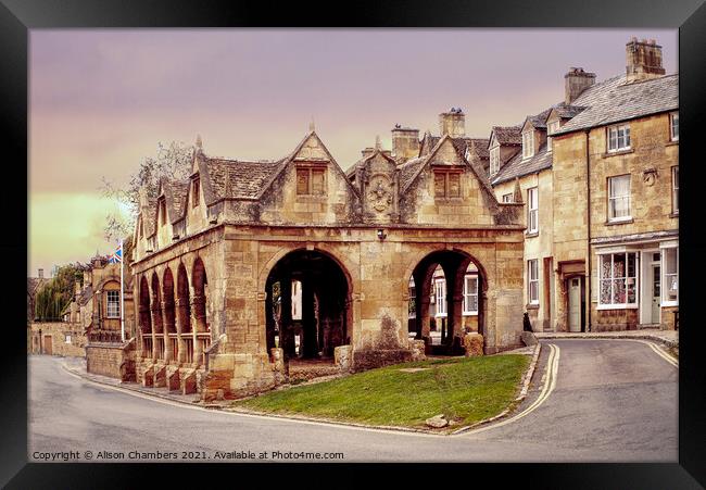 Chipping Campden Market Hall Framed Print by Alison Chambers
