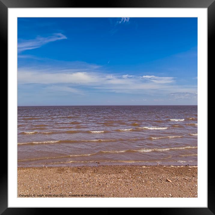 Out To Sea Framed Mounted Print by Leigh Windridge