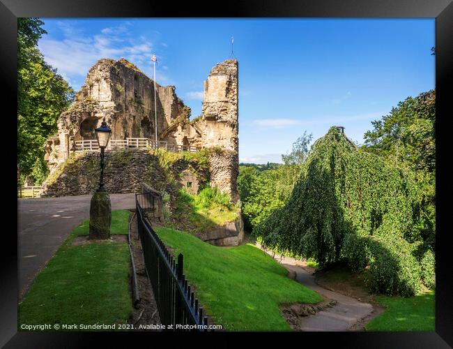 Knaresborough Castle in Summer Framed Print by Mark Sunderland