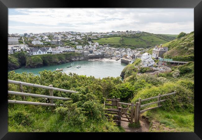 Port Isaac, Cornwall Framed Print by Graham Custance