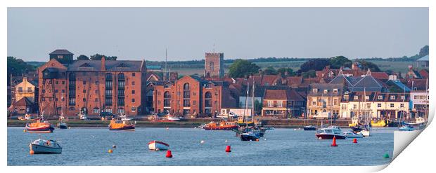 Dawn over Wells-next-the-sea, Norfolk coast, 7th June 2021 Print by Andrew Sharpe