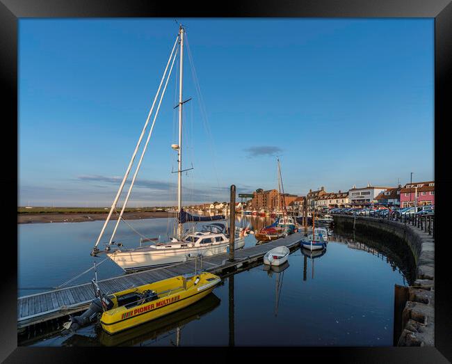 Evening in and around Wells-next-the-sea, Norfolk, 7th June 2021 Framed Print by Andrew Sharpe