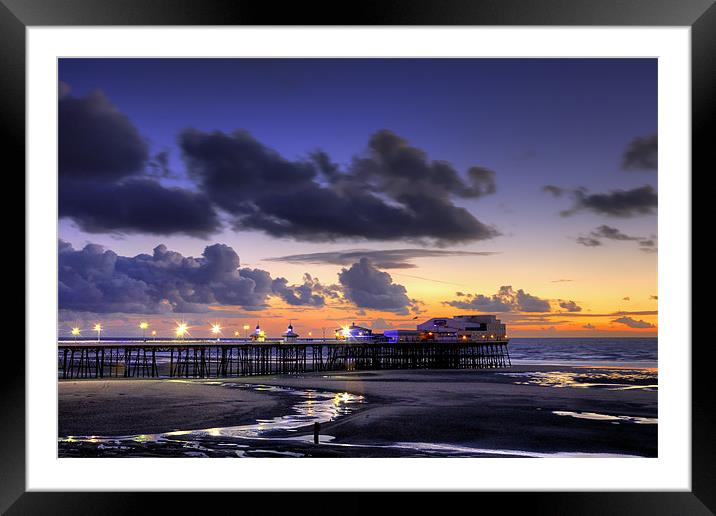 Sunset At North Pier Framed Mounted Print by Jason Connolly