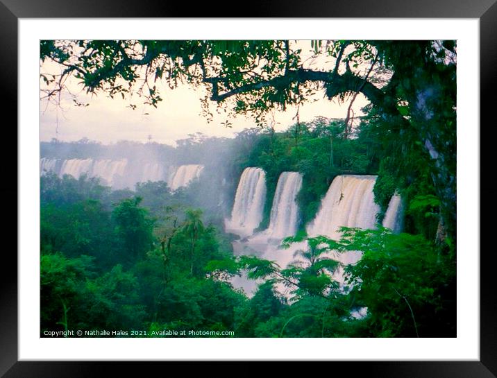 Iguazu Falls Brazil Framed Mounted Print by Nathalie Hales