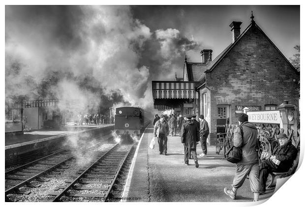 Weybourne Railway Station Print by Alan Simpson