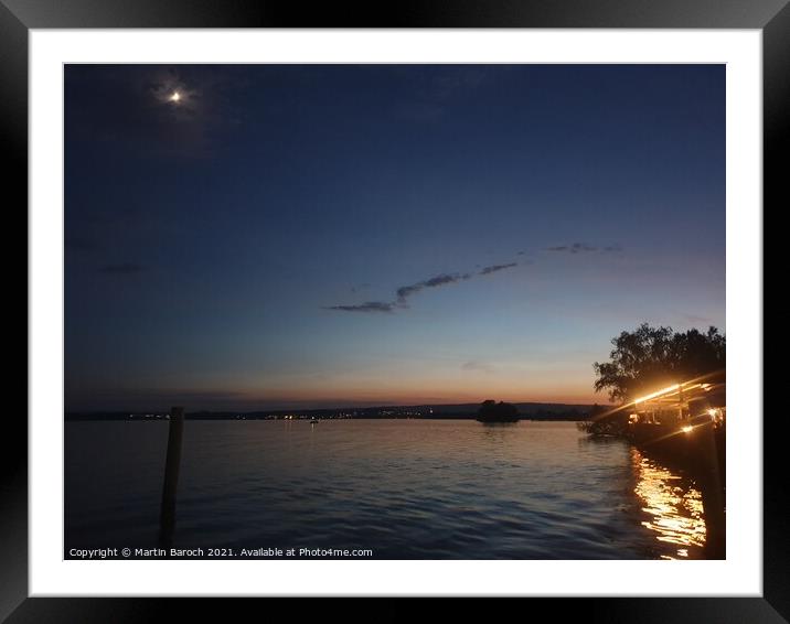 Early Evening at Lake Zug Framed Mounted Print by Martin Baroch