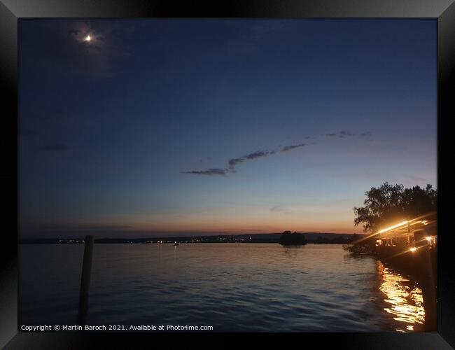 Early Evening at Lake Zug Framed Print by Martin Baroch