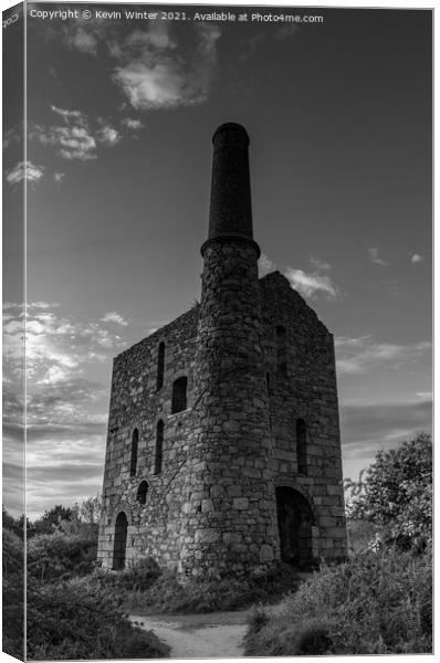 South Wheal Mine Canvas Print by Kevin Winter