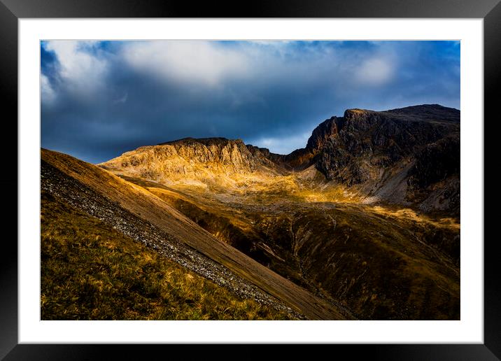Scafell Pike Framed Mounted Print by Maggie McCall
