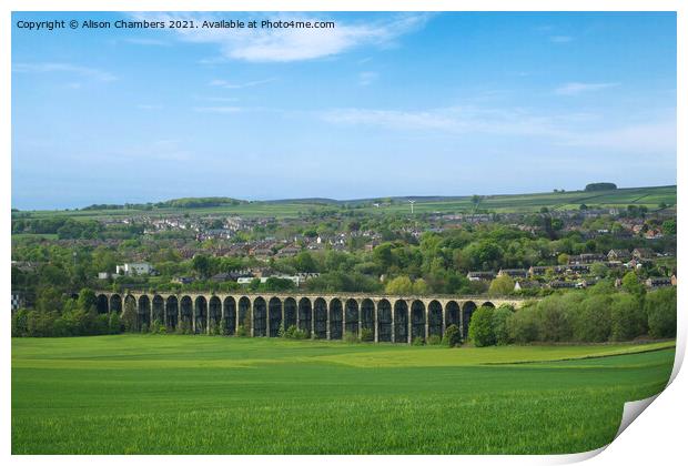 Penistone Viaduct Print by Alison Chambers