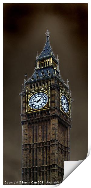 Big Ben Print by Kevin Carr