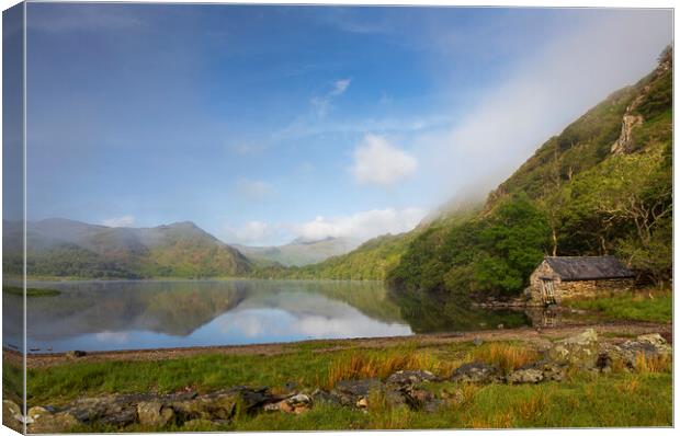 Llyn Dinas Canvas Print by Rory Trappe