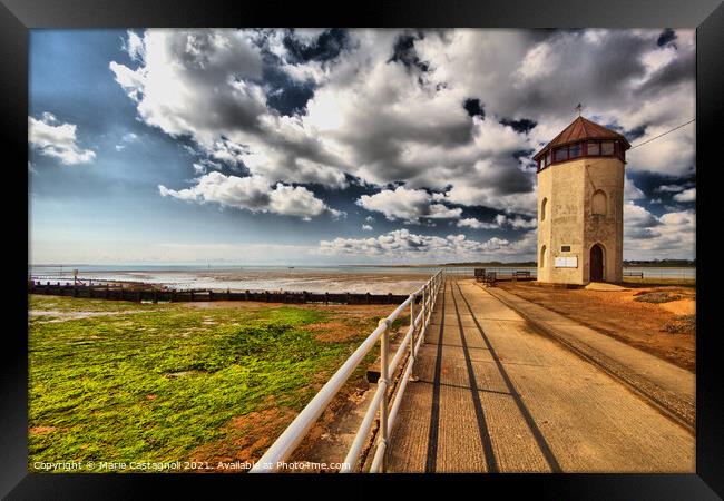 The Bateman Tower Framed Print by Marie Castagnoli