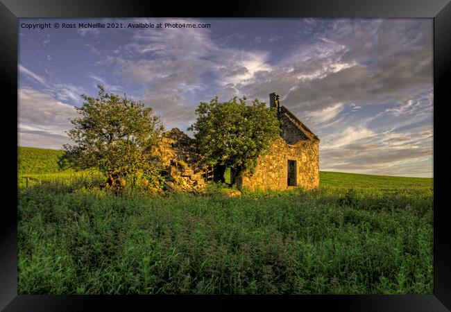 The Ruins of Macilveenston Framed Print by Ross McNeillie