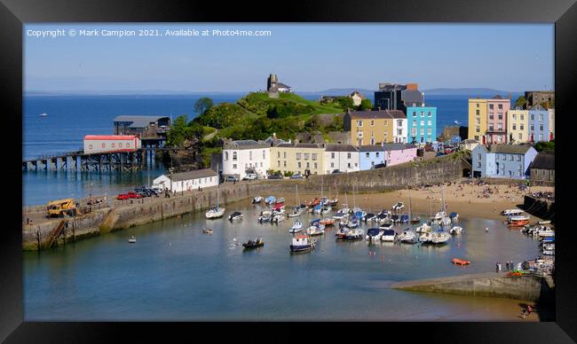 Tenby Harbour Framed Print by Mark Campion