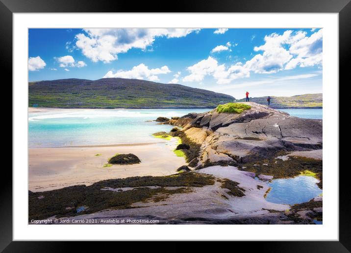 Derrynane Beach, Ring of Kerry, Ireland- 5 Framed Mounted Print by Jordi Carrio