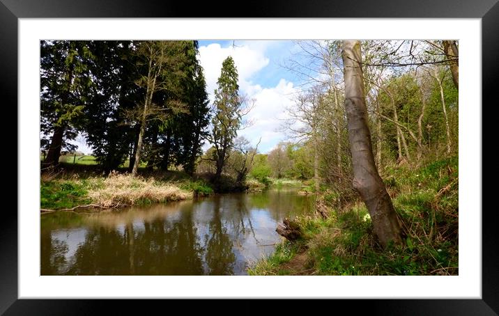 The Esk at Glaisdale Framed Mounted Print by BARBARA RAW