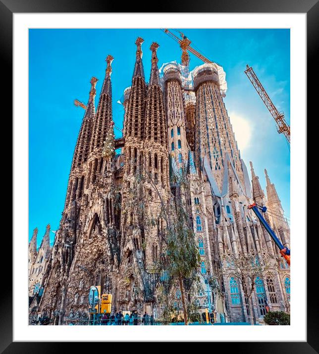 The Sagrada Família Framed Mounted Print by Jordan Mincher