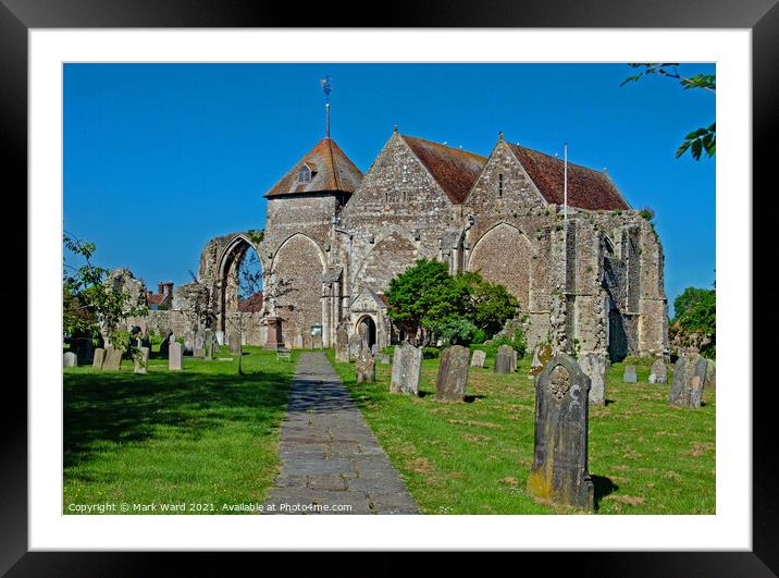 St Thomas’ in Winchelsea Framed Mounted Print by Mark Ward