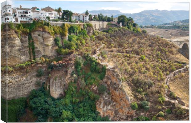 Andalusian landscapes near Ronda, Spain Canvas Print by Elijah Lovkoff