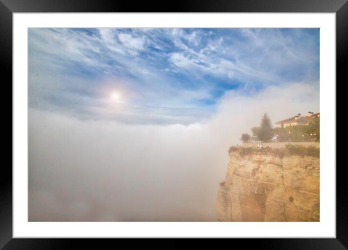 Andalusian landscapes near Ronda, Spain Framed Mounted Print by Elijah Lovkoff