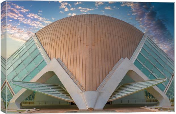 City of Arts and Science, Valencia. Spain Canvas Print by Elijah Lovkoff