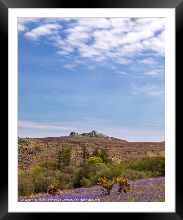 Haytor View Framed Mounted Print by Bruce Little