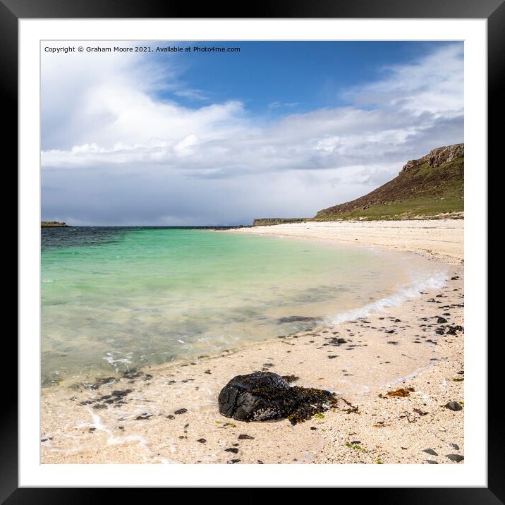 Coral Beach Skye Framed Mounted Print by Graham Moore
