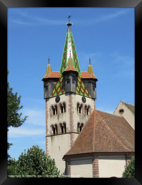 St. Georges Church, Chatenois, Alsace, France Framed Print by Imladris 
