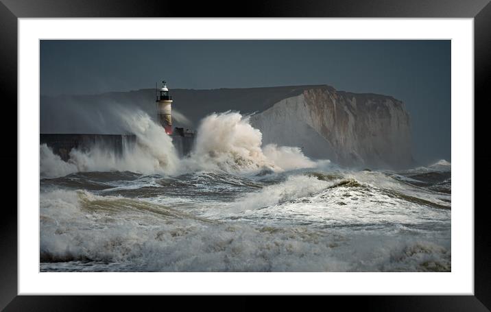 Newhaven Harbour Framed Mounted Print by Daniel Farrington