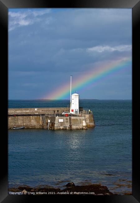 Seahouses Harbour  Framed Print by Craig Williams