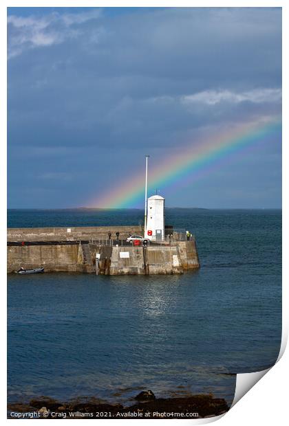 Seahouses Harbour  Print by Craig Williams