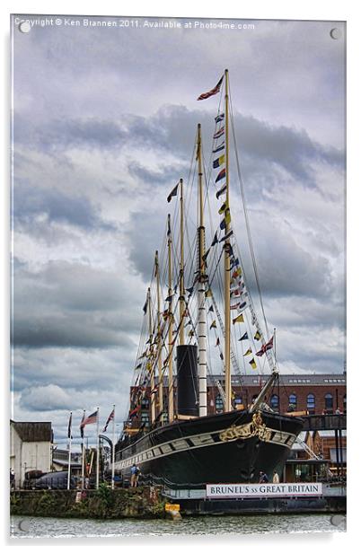 SS Great Britain Acrylic by Oxon Images