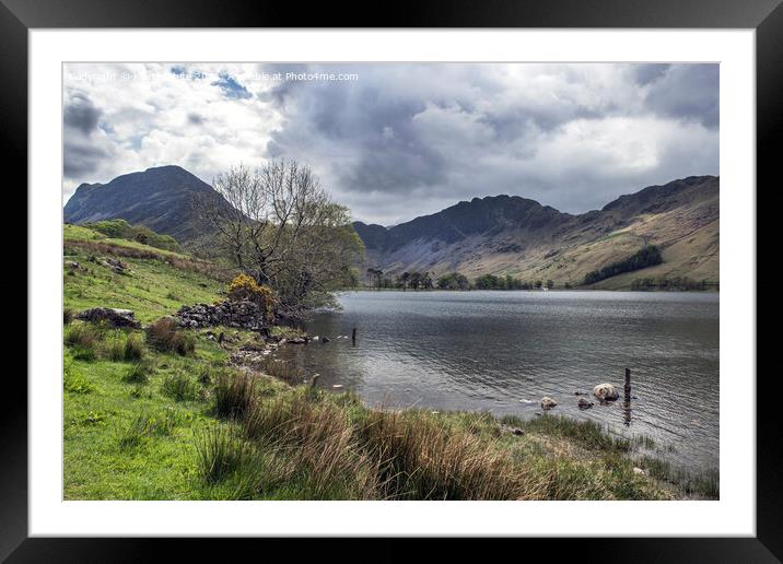 Buttermere Cumbria Framed Mounted Print by Kevin White